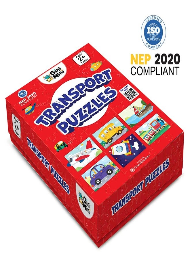 GiniMini Transport Puzzle for Kids 2 3 4 5 Years | Educational 2 Piece Puzzle for Memory & Motor Skills | Return & Birthday Gifts for Boys & Girls - Image 5